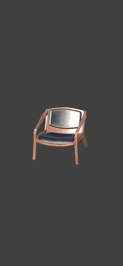 Armchair 3D model preview