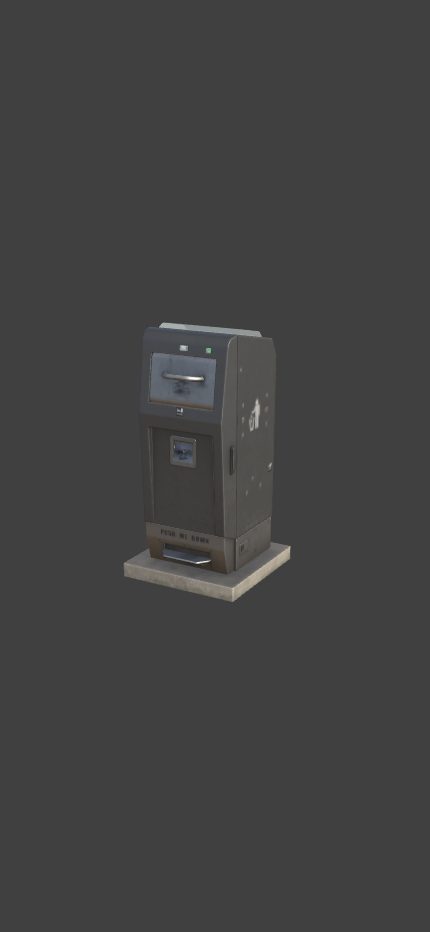 Textured prop 3D model preview